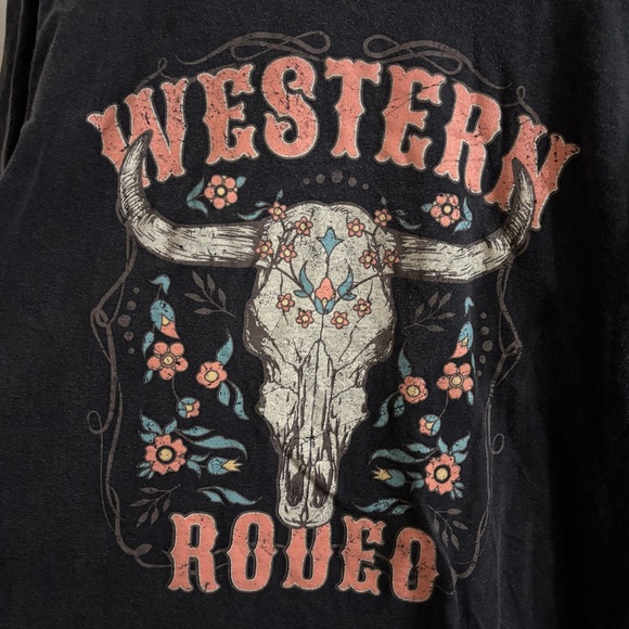 Zutter Black Western Rodeo Tee - Picture 3 of 4